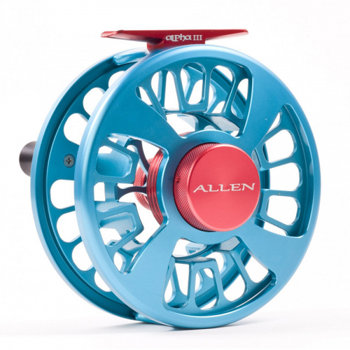 Allen Alpha III Fly Fishing Reel Aquamarine 3