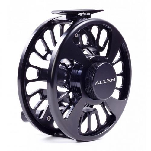 Allen Alpha III Fly Fishing Reel Matte Black 4