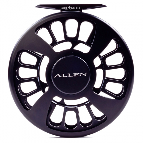 Allen Alpha III Fly Fishing Reel Matte Black 5