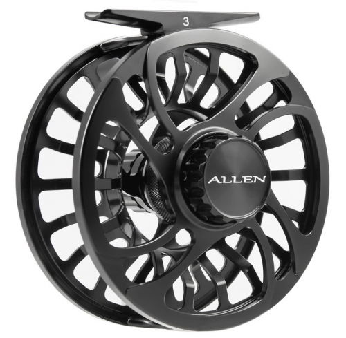 Allen Kraken Fly Fishing Reel Black 4