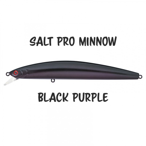 Daiwa Salt Pro Minnow 34 Black Purple