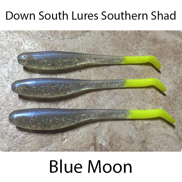 Down South Lures Saltwater Paddletail Swimbait 4-1/2 True Plum • Price »
