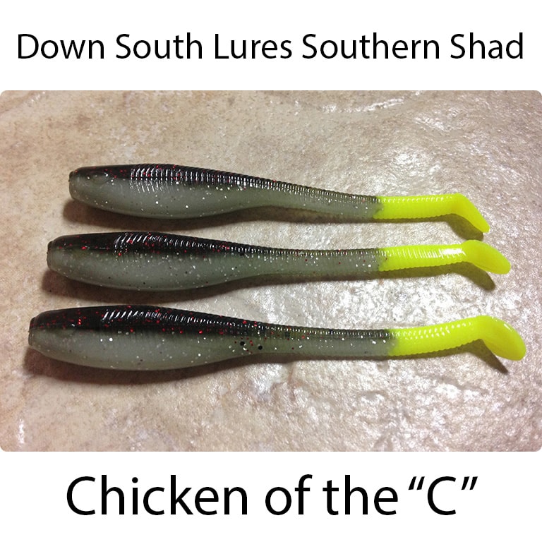 Southern Shad 4.5, Down South Lures, Baits, Tackle, Fishing Store