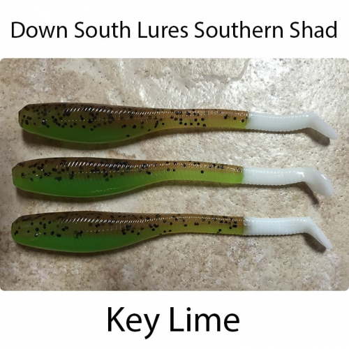 Down South Lures Southern Shad Key Lime