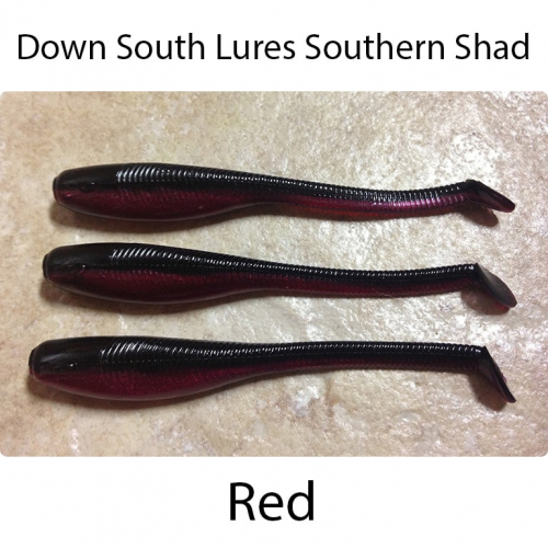 Down South Lures Southern Shad Red