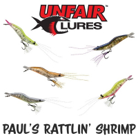 Unfair Lures Pauls Rattlin Shrimp