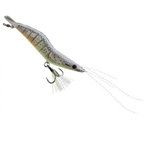 Unfair Lures Pauls Rattlin Shrimp 01 Liveglow White