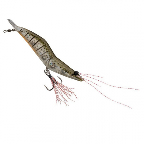 Unfair Lures Pauls Rattlin Shrimp 04 Natural Olive