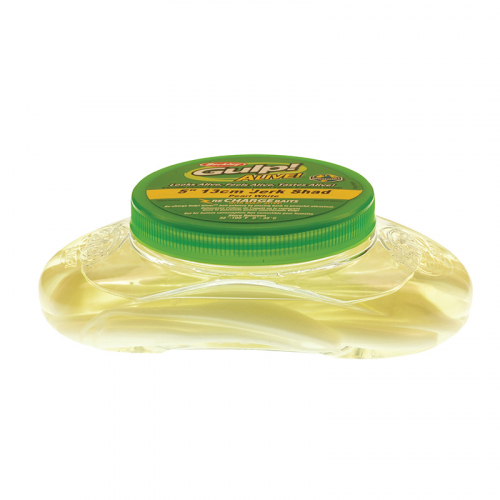 Berkley Gulp Alive Jerk Shad Pint Bucket Pearl White