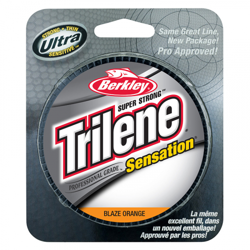 Berkley Trilene Sensation Monofilament Line Blaze Orange