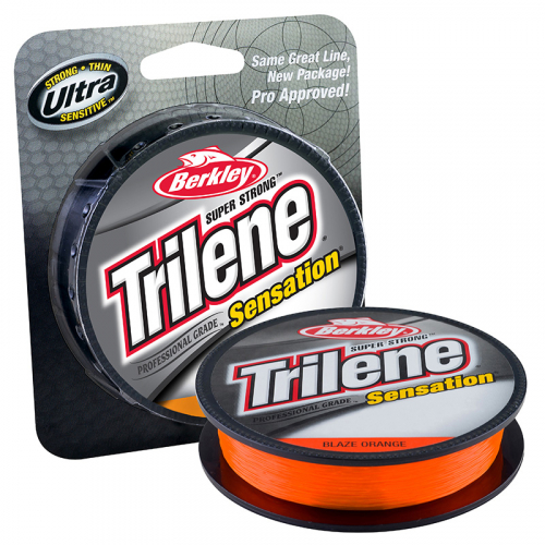 Berkley Trilene Sensation Monofilament Line Blaze Orange Package