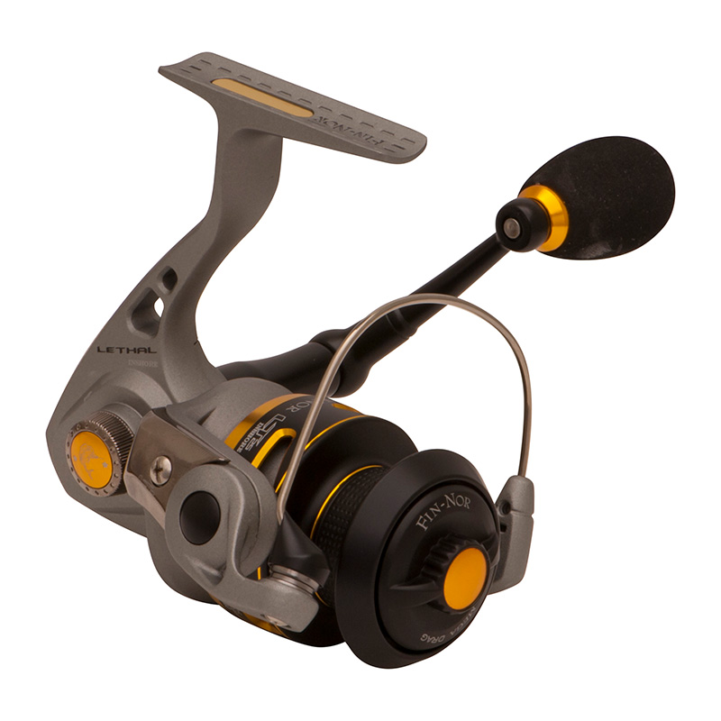 Fin-Nor LT25 Lethal Inshore Spin Reel 5.2:1 Ratio RH 1RB 6BB 