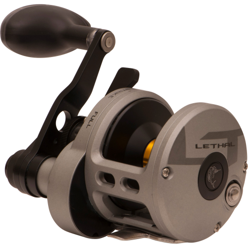 FIN-NOR LETHAL TWO SPEED LEVER DRAG REEL LTL16II