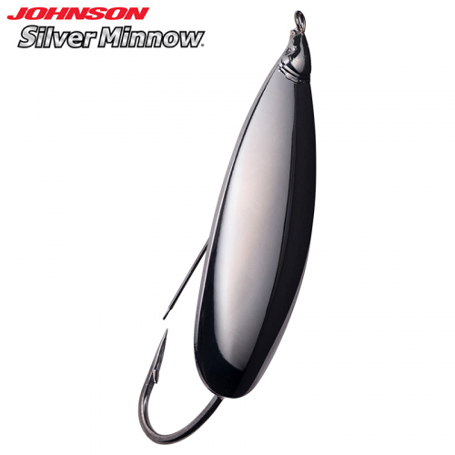 Johnson Silver Minnow Black