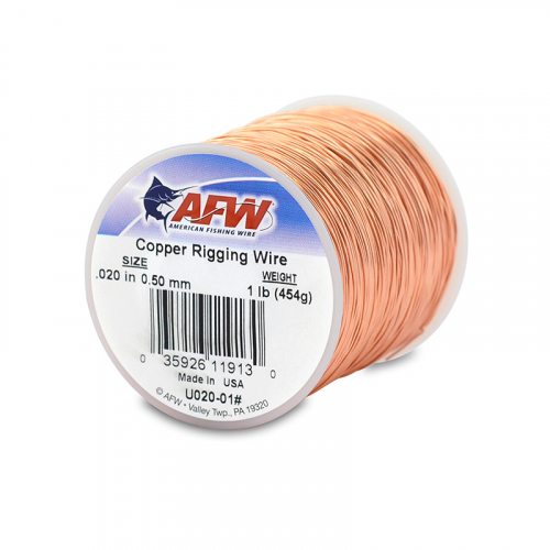 AFW COPPER RIGGING WIRE 1 LB SPOOL U020-01