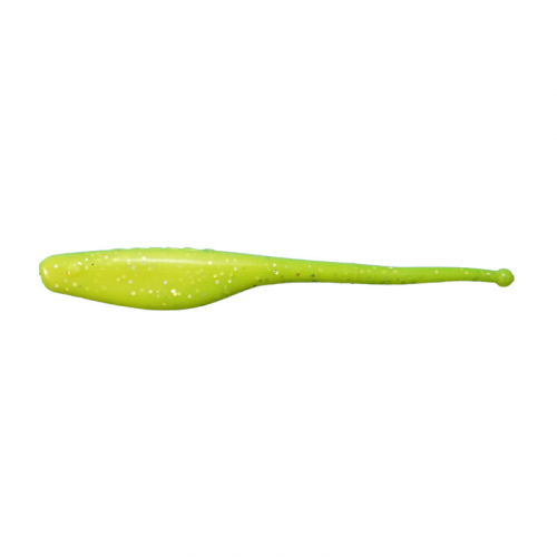 KWIGGLERS BALL TAIL SHAD CHROMETREUSE