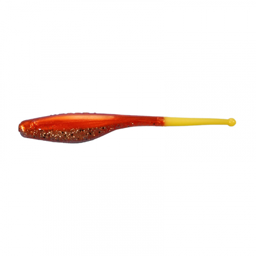 KWIGGLERS BALL TAIL SHAD NATURAL TWO TONE CHARTREUSE