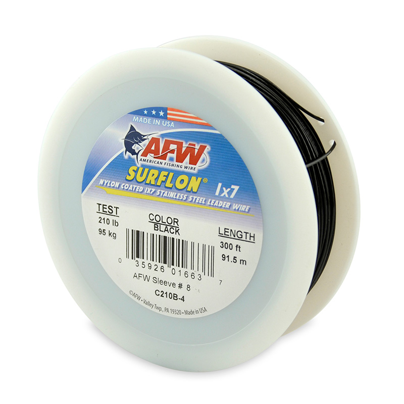 AFW Surflon Nylon Coated 1×7 Stainless Steel Leader Wire