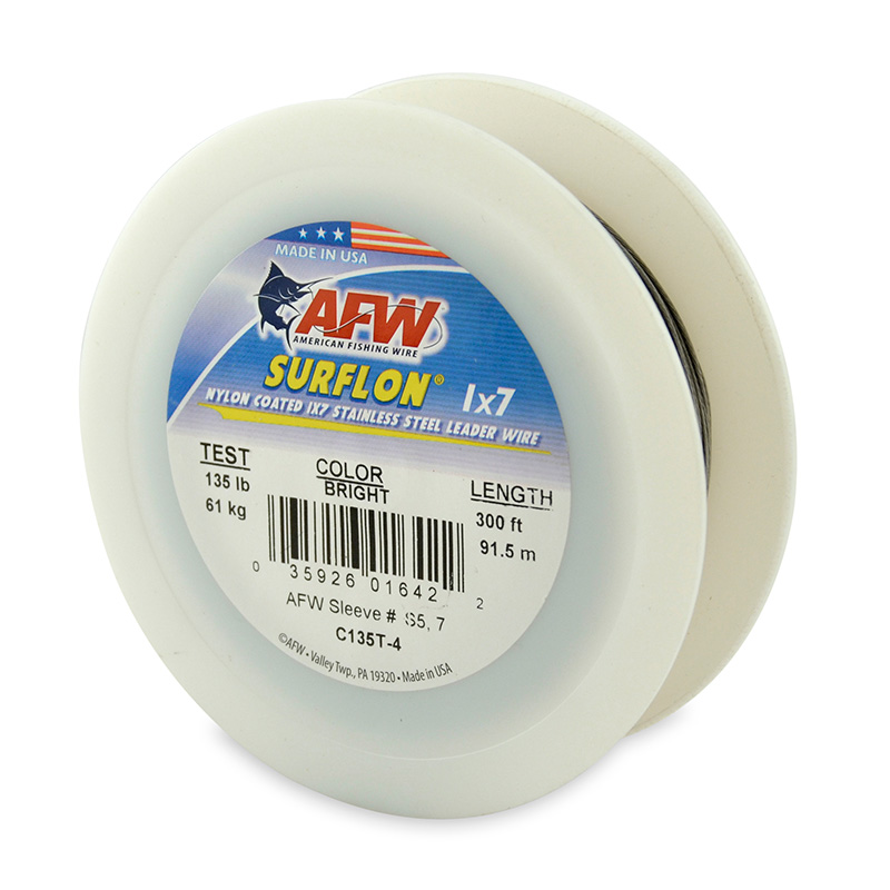 AFW Fishing Wire 600lb x 30ft Bright