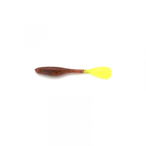 GAMBLER 4 INCH FLAPPN SHAD PUMPKIN CHARTREUSE F43915