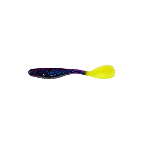 GAMBLER 4 INCH FLAPPN SHAD PURPLE CHARTREUSE F40215