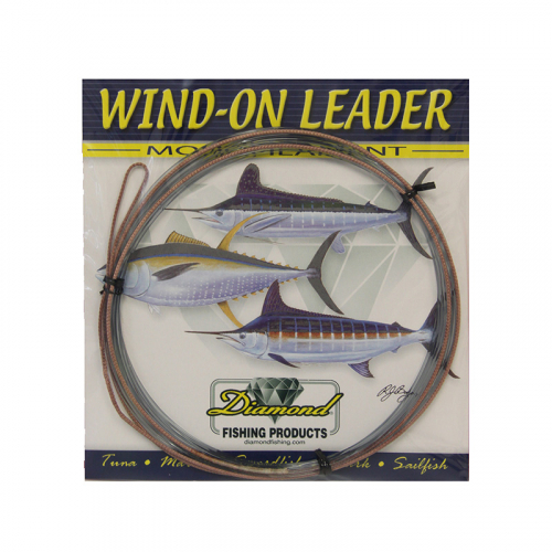 DIAMOND FISHING PRODUCTS WIND ON LEADER MONOFILAMENT