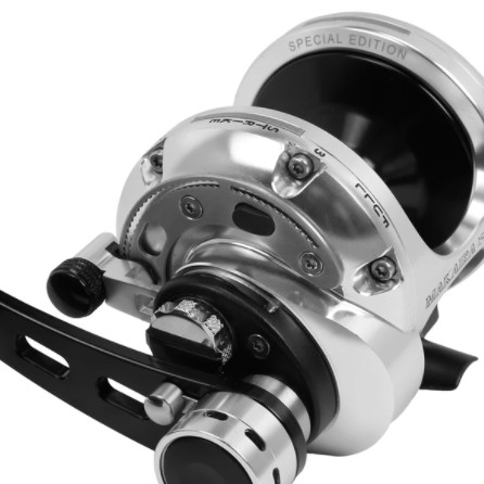 Makaira Gun Smoke 50 Wide 2-Speed Conventional Reel