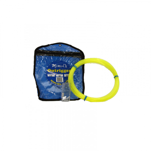 MOMOI OUTRIGGER NYLON MONOFILAMENT LINE KIT FLUORESCENT YELLOW