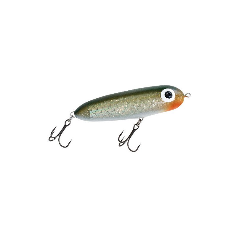 Details about   B&L Paul Browns SDG-15 Soft Dog Bone Silver Glitter 3.75" Topwater Fishing Lure 
