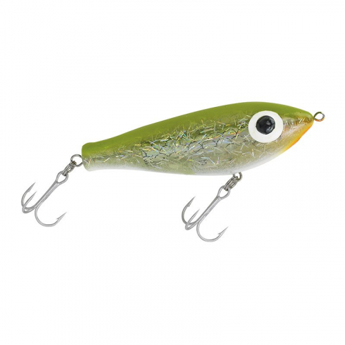 PAUL BROWN FAT BOY 49 BAYOU GREEN BACK SILVER WHISKER GLITTER