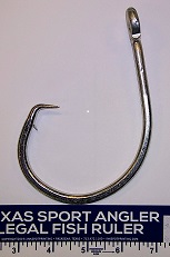 20 Pack of Assorted Eagle Claw Platinum Black Circle Hooks - Sizes 7/0 to  10/0