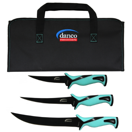 danco Tournament Plus Fillet, Boning & Bait Knives  Full Tang German G4116  Stainless-Steel Blades with Teflon Coating, Locking Sheath, Perfect for  Saltwater Fishing & Hunting (7 Fillet Knife) : : Sports