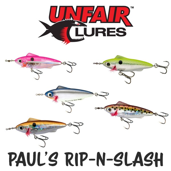 Unfair Lures Paul's Rip-N-Slash 90 Slow Suspend Bone