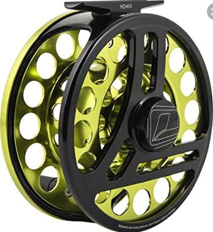 Loop Fly Fishing. EVOTEC G5 Colored Reels. Green. Orange. Blue