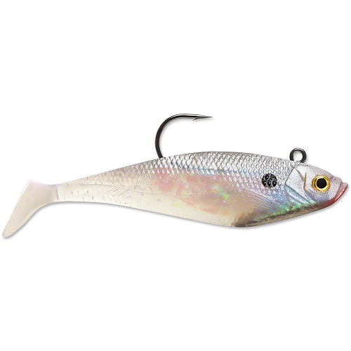 Storm WildEye Swim Shad Shiner Chartreuse Silver; 6 in.