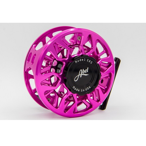 Abel SDS 7/8 Ported Pink Custom Fly Reel