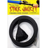 2080 BLACK MAGNUMSPIN STICK JACKET® FISHING ROD COVER (6-1/2'X7